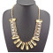 European Style gold plated crystal tassels Choker Necklace N-0285