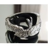 New European Vintage Style Bronze Silver Alloy Swallow Hair Band F-0060