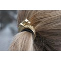 New Fashion European Style Gold/Silver Plated Alloy Red Rhienstone Eyes Leopard Hair Band F-0012