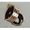 New Fashion European Style Gold/Silver Plated Alloy Red Rhienstone Eyes Leopard Hair Band F-0012
