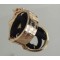 New Fashion European Style Gold/Silver Plated Alloy Red Rhienstone Eyes Leopard Hair Band F-0012