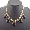 New Arrival Fashion European Style Charm Resin Geometric Choker Necklace N-4763