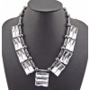 European Style Crystal Metal  Beads Chains Choker Necklace N-1251