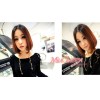 Fashion European Style Golden Rivet Tassel Geometry Triangle Necklace N-2019