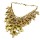 New European Style Vintage Gold Plated Multilayer Dragonfly Tassel Choker Necklace N-1802