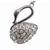 New European Style Gold/Silver Plated Alloy Crystal Swan Pendant Neclace N-3387