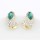 New Fashion Korean  gold plated Rhinestone crystal snake Ear Stud Earrings E-1650