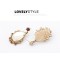 Fashion European Style Gold Plated Alloy Rhinestone Clear Crystal Drop Ear Stud E-0269