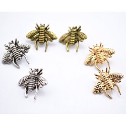 New Arrival  Fashion Bronze/Gold/Silver Metal  Lovely Bee Collor Pin Brooch P-0035