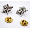 New Arrival  Fashion Bronze/Gold/Silver Metal  Lovely Bee Collor Pin Brooch P-0035