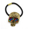 Vintage Style bronze/Silver Alloy colorful rhinestone eye Carving skull  Hair Band F-0077
