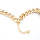 New Fashion  European Style Golden Metal cotton ball cosmetic brush Shape tassels Choker Necklace N-1764