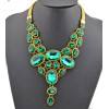 New European vintage Style Crystal Choker Necklace N-0268