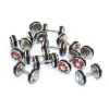 I-0051 Wholesale 12PCS Rhinestone Wheel Nipple Tongue Barbells Ear Pricing