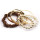 Fashion European gold plated metal lace pearl beads Bracelet Bangle set B-0276