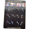 I-0055 Wholesale 12PCS Nipple Tongue Barbells Ear Pricing