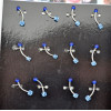 I-0055 Wholesale 12PCS Nipple Tongue Barbells Ear Pricing