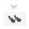 European style colorful resin gem rhinestone candy stud earrings E-0680