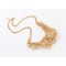 Lovely Fashion Charming Golden Metal Enamel Daisy Flower Rhinestone Choker  Necklace N-0156