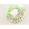 New Charming Korean Style Gold Plated Alloy Silk Ribbon Resin Gem Pearl Necklace N-1572