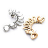 European Style full clear rhinestone crystal  leaves ear clip Ear Cuff For Left Ear  E-2088