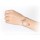 Fashion silver Golden Metal handcuffs bracelet adjustable B-0281