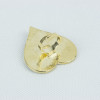 fashion Style gold  plated black enamel heart  mustache ring adjustable R-0823