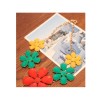 New Korean Colorful Flower Resin Acrylic  Gem Statement Necklace N-0162