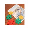 New Korean Colorful Flower Resin Acrylic  Gem Statement Necklace N-0162