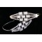 Fashion European Charming Resin Square Rhinestone Wrist Bracelet B-0287