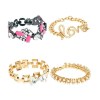 European Charming Mix Style Pearl/Crystal/Gem/LOVE  Combination Bracelet B-0292