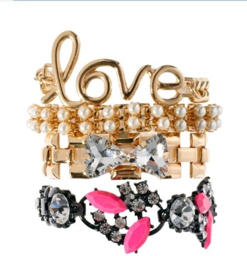 European Charming Mix Style Pearl/Crystal/Gem/LOVE  Combination Bracelet B-0292