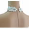 New Gothic white Lace pearl Drop lucky clouds flower leaves multilayer Tassel Collor  Necklace N-1593