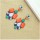New Arrival Bohemia Style Gold Plated Alloy Colorful Resin Gem Drop Earrings E-0688