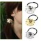 New Fashion European Punk Style Gold Plated Clear Rhienstone Rivet Hair Band F-0096