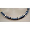 New Fashion Gold Plated Alloy Enamel Crescent Choker Necklace N-4861