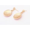 Hot Sale New Fashion European Style Gold Plated Alloy Enamel Crystal Lion Head Dangle Earrings E-1688