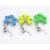 New Fashion Charming Silver Plated Alloy 3 Colors Option Resin Gem Crystal Flower Ear Cuff Earring E-2094