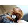 New Fashion Korea Style black metal Clear Rhienstone Crown Heart bowknot Flower Hair Band F-0102