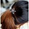 New Fashion Korea Style black metal Clear Rhienstone Crown Heart bowknot Flower Hair Band F-0102