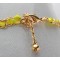 New Arrival European Style Gold Plated silk clear zircon handmade choker  Necklace N-3033