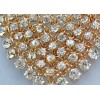 New Arrival European Style Gold Plated silk clear zircon handmade choker  Necklace N-3033