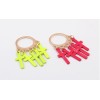 New Fashion Gold Plated Alloy Candy Color Enamel Crosses RIng R-1088
