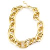 New Fashion European Style Silver/Gold Plated Alloy  Link Hoop Chain choker Necklace Bracelet Set S-0070