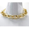 New Fashion European Style Silver/Gold Plated Alloy  Link Hoop Chain choker Necklace Bracelet Set S-0070
