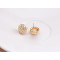 New Design Hot Sale Korean Style Gold Plated Alloy  Rhinestone  Ear Stud Earrings E-2107