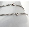 New Fashion Gun Black Plated Alloy Multilayer Tassel Double Chains Necklace N-3054