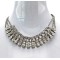 New Fashion Korean Style Gold Gunblack Silver Plated Alloy Clear Crystal Rhinestone Choker Necklace N-1603