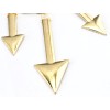 New Fashion European Punk Style Gold Plated Alloy Link Chian Arrow Tassel Choker Necklace N-4267