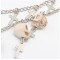 New Fashion European Silver Plated Alloy Multilayer Skull Crosses Choker Necklace N-3043